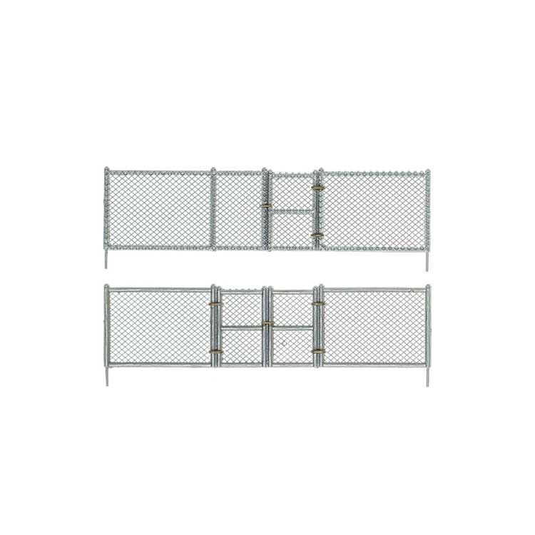 Chain Link Fence - Kit with Gates, Hinges & Planter Pins -- Total Scale Length: 192'  58.5m