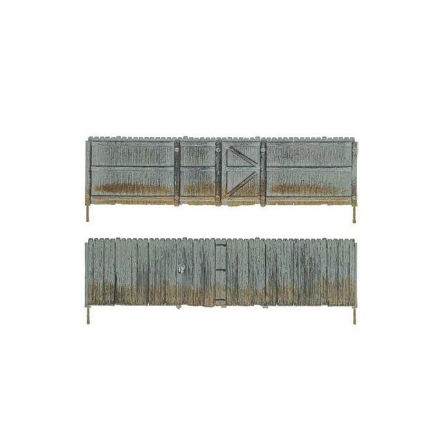 Privacy Fence - Kit with Gates, Hinges & Planter Pins -- Total Scale Length: 192'  58.5m