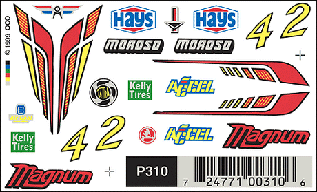 PineCar(R) Dry Transfers -- Magnum