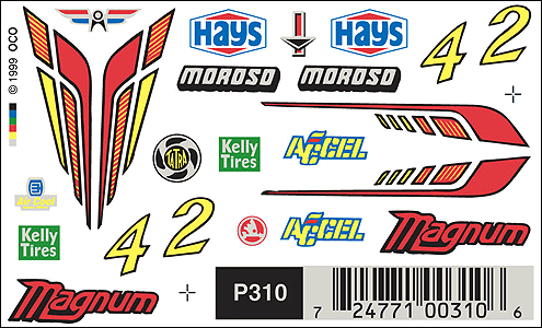 PineCar(R) Dry Transfers -- Magnum