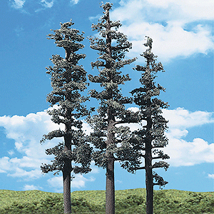 Woodland Classic Trees(R) Ready Made - Standing Timber -- 2-1/2 to 4"  6.3 to 10.1cm Tall pkg(5)