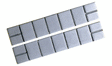 PineCar(R) Accessories -- Adjustable Stick-on Weights Approx 2oz-1