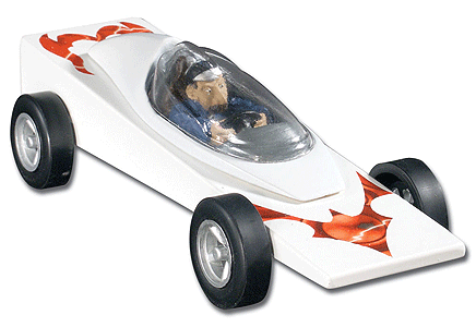 PineCar(R) Accessories -- Baron Von Gofast Cockpit & Driver