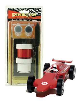 PineCar(R) Complete Paint System -- Flamin' Red