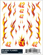 PineCar(R) Dry Transfer Decals -- Blazin' Flames