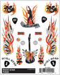 PineCar(R) Dry Transfer Decals -- Rock Star