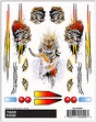 PineCar(R) Dry Transfer Decals -- Tiger