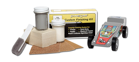 PineCar(R) Custom Finishing Kits -- GT Gray