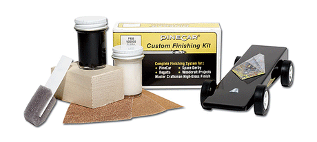 PineCar(R) Custom Finishing Kits -- Voodoo Black