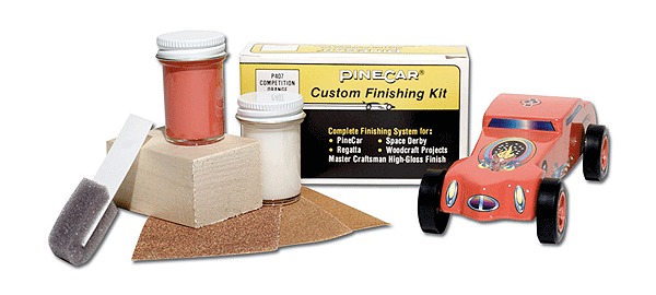 PineCar(R) Custom Finishing Kits -- Competition Orange