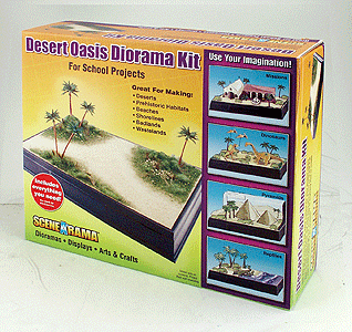 Scene-A-Rama(TM) Diorama Kits -- Desert Oasis