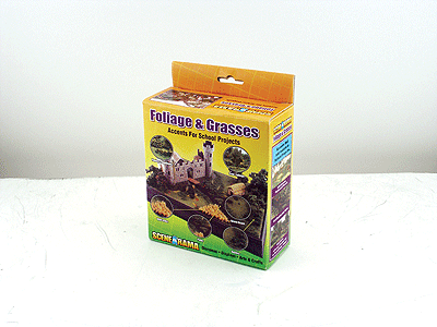 Scene-A-Rama(TM) Diorama Add-On Kits -- Foliage & Grasses-1