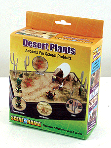 Scene-A-Rama(TM) Diorama Add-On Kits -- Desert Plants-1