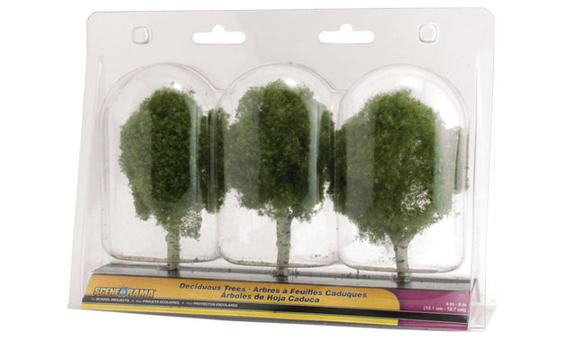 Deciduous Trees - Scene-A-Rama(TM) -- 4 to 5"  10.1 to 12.7cm pkg(3)