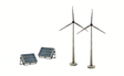 Alternative Energy - Scene-A-Rama(R) -- 2-Each: Wind Turbines & Solar Panels
