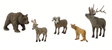 North American Wildlife Figures - Scene-A-Rama(R) -- pkg(5)