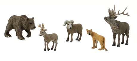 North American Wildlife Figures - Scene-A-Rama(R) -- pkg(5)