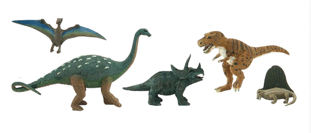 Prehistoric Life Figures - Scene-A-Rama(R) -- pkg(5)