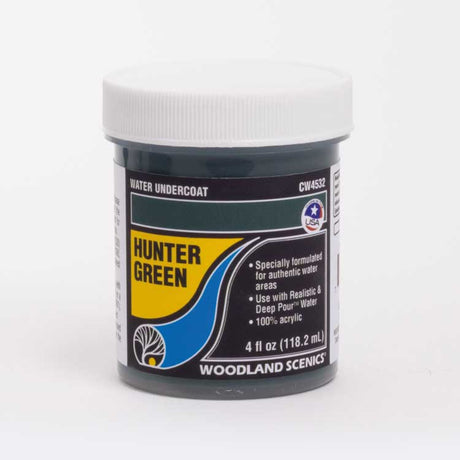 Water Undercoat - Water System - 4oz  118mL -- Hunter Green
