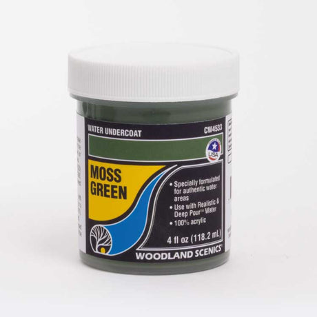 Water Undercoat - Water System - 4oz  118mL -- Moss Green