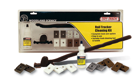 Rail Tracker(TM) Cleaning Kit -- Tidy Track(TM)