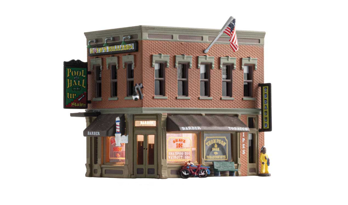 Corner Emporium - Built-&-Ready(R) Landmark Structures(R) -- Assembled - 2-5/16 x 1-1/2"  5.86 x 3.81cm-2