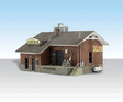 Chip's Ice House - Built & Ready Landmark Structures(R) -- Assembled - 3-71/6 x 2-17/32"  8.73 x 6.42cm-1