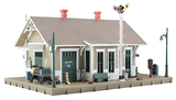Dansbury Depot - Built & Ready Landmark Structures(R) -- Assembled - 4-1/16 x 2-13/16"  10.3 x 7.1cm-1