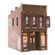 Built & Ready(R) Landmark Structures(R) - Assembled -- Sully's Tavern 1-1/2 x 2-1/4"  3.81 x 5.71 cm