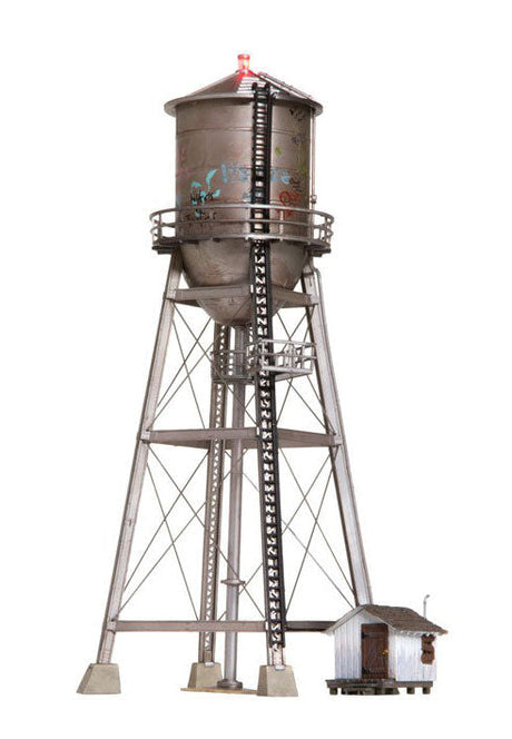 Rustic Water Tower - Built-&-Ready(R) Landmark Structure -- Assembled  2 1/8 x 2 17/32 x 5 1/2"  5.39 x 6.42 x 13.9 cm-1
