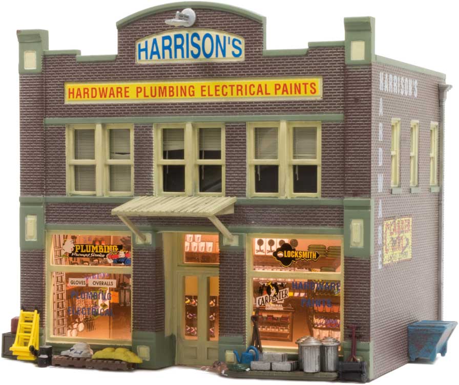 Harrison's Hardware - Built-&-Ready Landmark Structures(R) -- Assembled - 4-19/32 x 3-5/8 x 4-1/2"  11.7 x 9.2 x 11.4cm-2