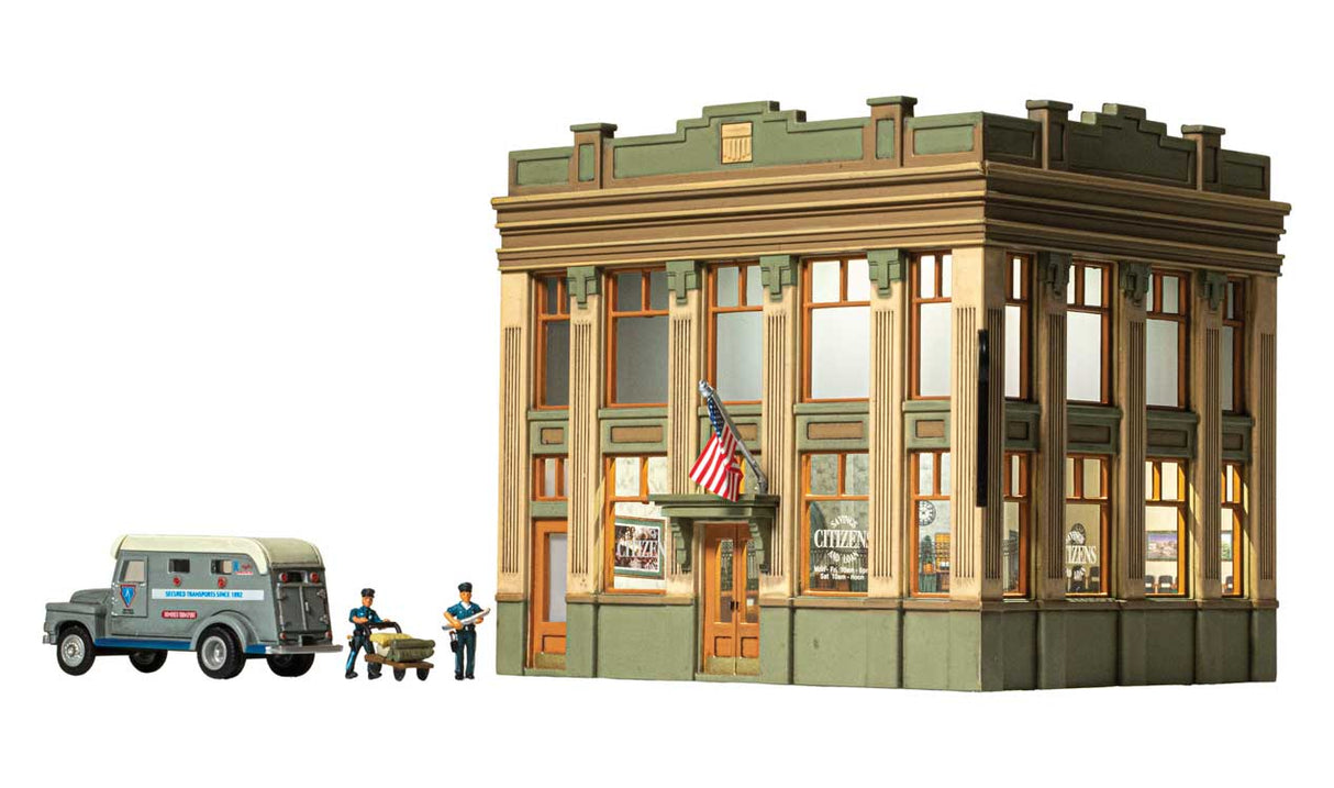 Citizens Savings & Loan - Built-&-Ready Landmark Structures(R) -- Assembled - 5-1/2 x 4-1/8"  14 x 10.5cm-2