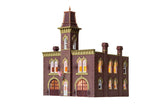Firehouse - Built-&-Ready Landmark Structures(R) -- Assembled - 6-21/32 x 5-7/8"  16.9 x 14.9cm-2