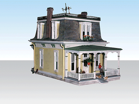 Home Sweet Home - Built-&-Ready Landmark Structures(R) -- Assembled - 4-1/4 x 7-1/8"  10.8 x 18.1cm-1