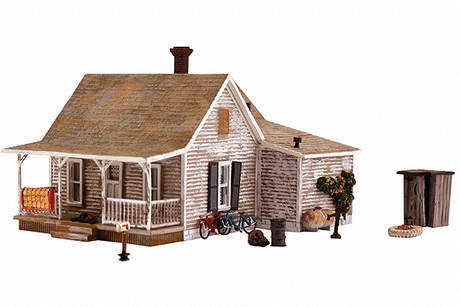 Old Homestead - Built-&-Ready Landmark Structures(R) -- Assembled - 3-3/4 x 5-7/16"  9.5 x 13.8cm-1