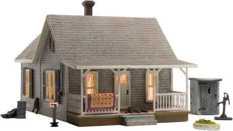 Old Homestead - Built-&-Ready Landmark Structures(R) -- Assembled - 3-3/4 x 5-7/16"  9.5 x 13.8cm-2