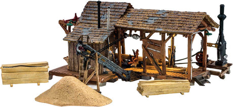 Buzz's Sawmill - Built & Ready Landmark Structures(R) -- Assembled - 7-1/2 x 5-7/8"  19 x 14.9 cm-2
