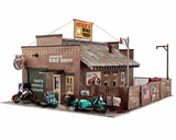 Deuce's Bike Shop - Built-&-Ready Landmark Structures(R) -- Assembled - 5 x 6"  12.7 x 15.2 cm-1