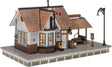 Built-&-Ready Landmark Structures(R) Assembled with Interior Light -- The Depot - 6-9/16 x 4"  16.7 x 10.2cm