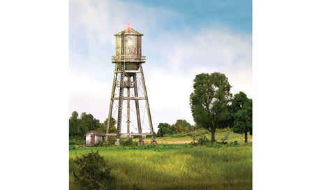 Rustic Water Tower - Built-&-Ready(R) Landmark Structures(R) -- Assembled - 3-15/16 x 4-27/32 x 10-1/16"  10 x 12/3 x 25.5cm-2