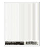 Dry Transfer Alphabet & Number Sets -- Stripes - White 1/64, 1/32 & 1/16"