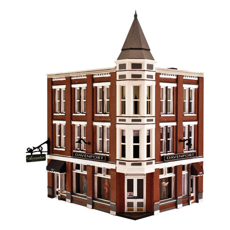 Davenport Department Store - Landmark Structures(R) -- Kit - 2-3/4 x 2-1/16 x 3-3/4"  7 x 5.2 x 9.5cm