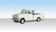 Hall & Duke - Assembled - AutoScenes(R) -- Pickup Truck & 2 Figures