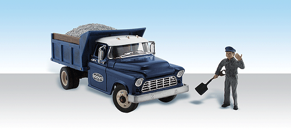 Rocky's Road Repair - Assembled - AutoScenes(R) -- Dump Truck & Figure
