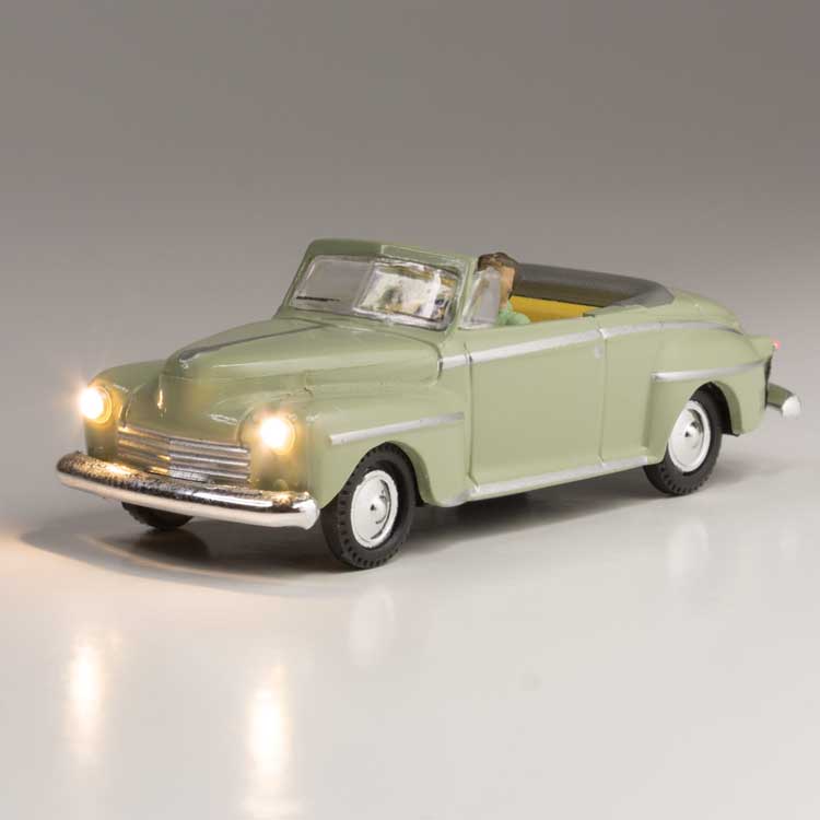 Cool Convertible - Just Plug(R) Lighted Vehicle -- Light Green