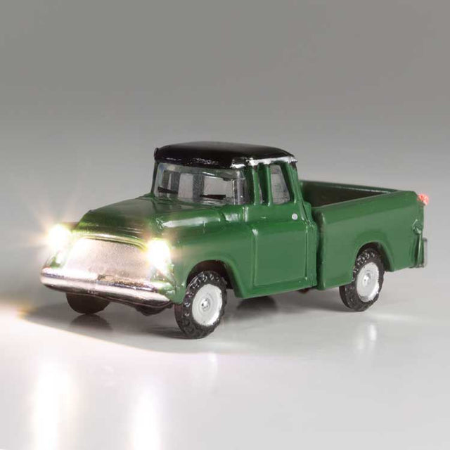 Green Pickup - Just Plug(R) Lighted Vehicle -- Green