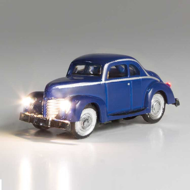 Blue Coupe - Just Plug(R) Lighted Vehicle -- Blue