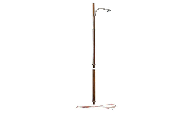 Wooden Pole Street Light - Just Plug(TM) -- pkg(2)