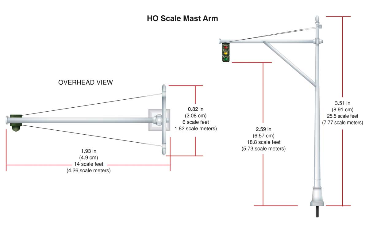 Just Plug(R) Traffic Lights -- Mast-Arm pkg(4)-2