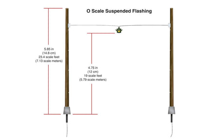 Suspended Flashing Traffic Lights - Just Plug(R)-2